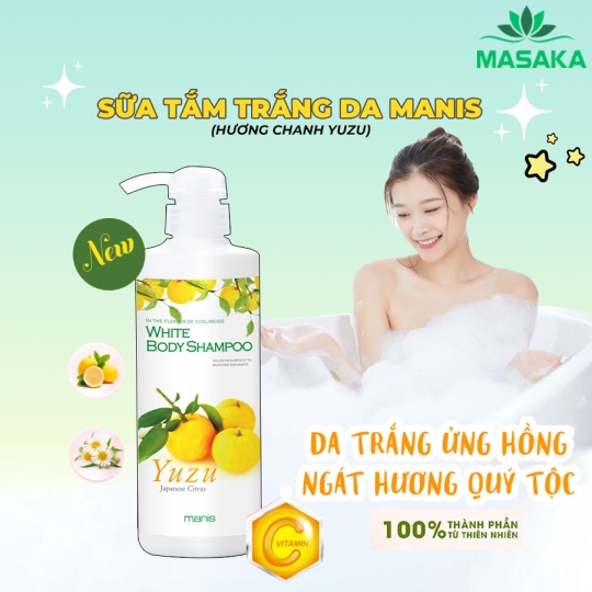 SỮA TẮM TRẮNG DA MANIS (HƯƠNG CHANH YUZU)