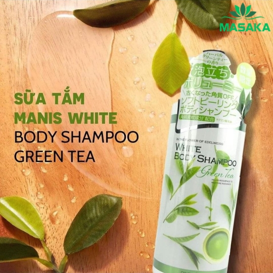 SỮA TẮM TRẮNG DA MANIS (HƯƠNG TRÀ XANH)