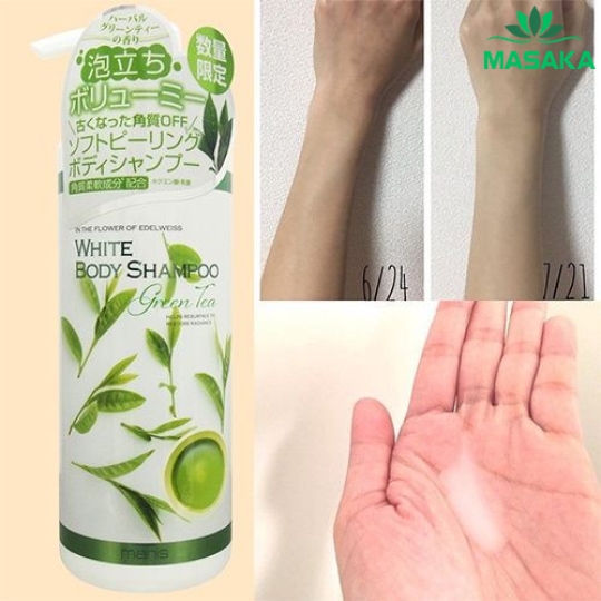 SỮA TẮM TRẮNG DA MANIS (HƯƠNG TRÀ XANH)