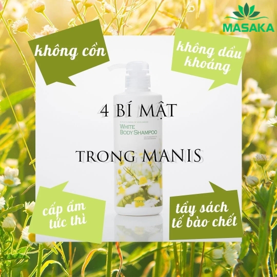SỮA TẮM TRẮNG DA MANIS (HƯƠNG HOA CÚC)