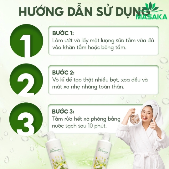 SỮA TẮM TRẮNG DA MANIS (HƯƠNG HOA CÚC)