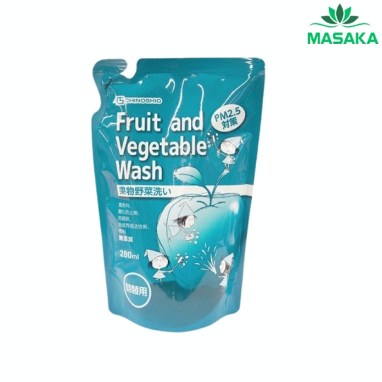 NƯỚC RỬA RAU QUẢ CHINOSHIO GÓI REFILL 280 ML