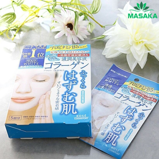 MẶT NẠ DƯỠNG TRẮNG DA VÀ BỔ SUNG COLLAGEN CLEAR TURN KOSÉ