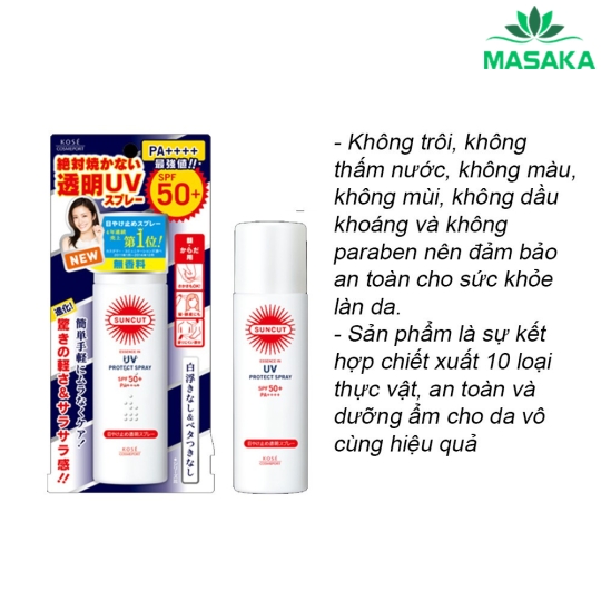 XỊT CHỐNG NẮNG SUNCUT KOSÉ (CHAI 60G)