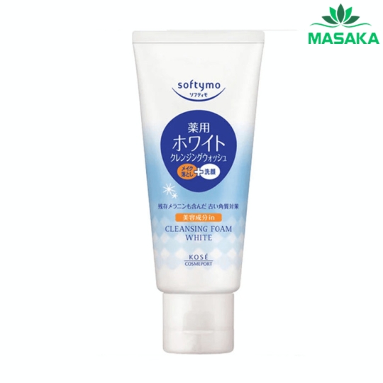 SỮA RỬA MẶT & TẨY TRANG TẠO BỌT DƯỠNG TRẮNG DA SOFTYMO TUÝP 60G