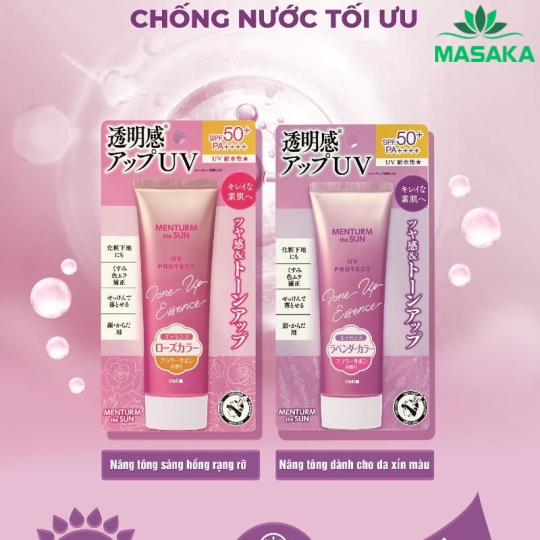 TINH CHẤT CHỐNG NẮNG NÂNG TONE DA XỈN MÀU MENTURM - OMI BROTHERS