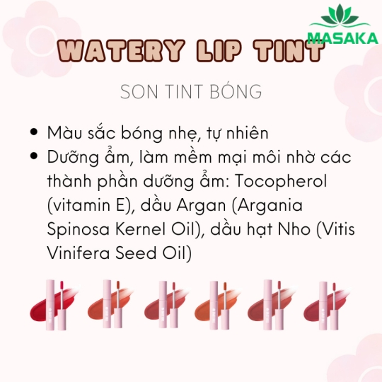 SON TINT BÓNG DAISY DOLL PK-01 CHERRY PINK