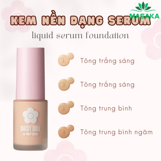 KEM NỀN SERUM MỎNG MỊN DAISY DOLL 04 (SPF 30 PA++) 