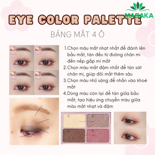 BẢNG PHẤN MẮT DAISY DOLL O-01 (BABY ORANGE)  