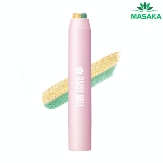 PHẤN MẮT 2 MÀU DẠNG THỎI DAISY DOLL G-01 EMERALD GREEN