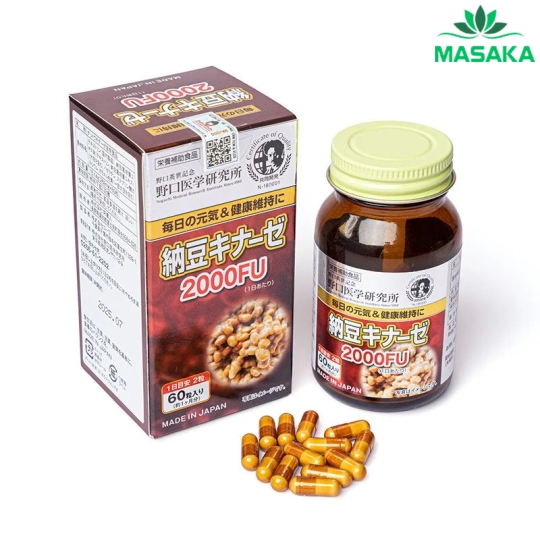 THỰC PHẨM BẢO VỆ SỨC KHỎE NATTOKINASE 2000FU - NOGUCHI NHẬT BẢN 