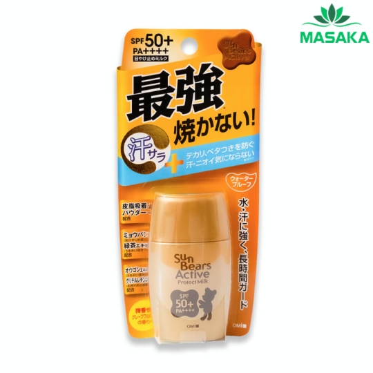 KEM CHỐNG NẮNG CHỐNG THẤM NƯỚC, LÂU TRÔI OMI SUNBEARS SPF 50+ PA++++ - OMI BROTHERS