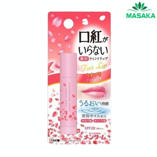SON DƯỠNG MÔI MÀU HỒNG CAM OMI MENTURM KUCHIBENIGA IRANAI