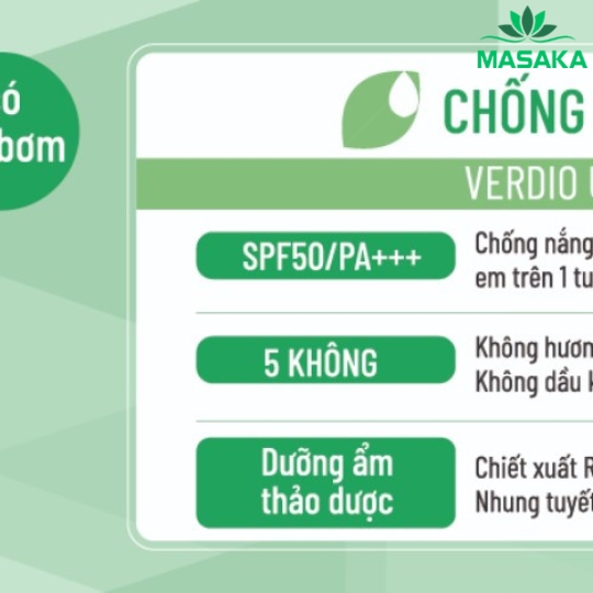 GEL CHỐNG NẮNG DƯỠNG ẨM CHO DA NHẠY CẢM OMI VERDIO SPF50+ PA++++ 220G - OMI BROTHERS