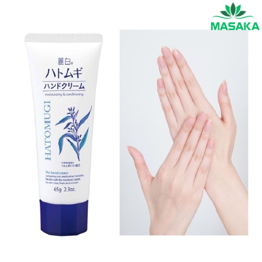 KEM DƯỠNG ẨM MỀM MỊN VÀ CHỐNG NHĂN DA TAY HATOMUGI (TUÝP 65G)