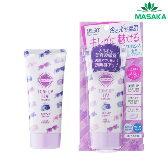 TINH CHẤT CHỐNG NẮNG NÂNG TONE TRONG SUỐT SUNCUT