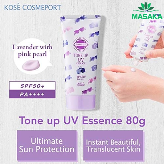 TINH CHẤT CHỐNG NẮNG NÂNG TONE TRONG SUỐT SUNCUT