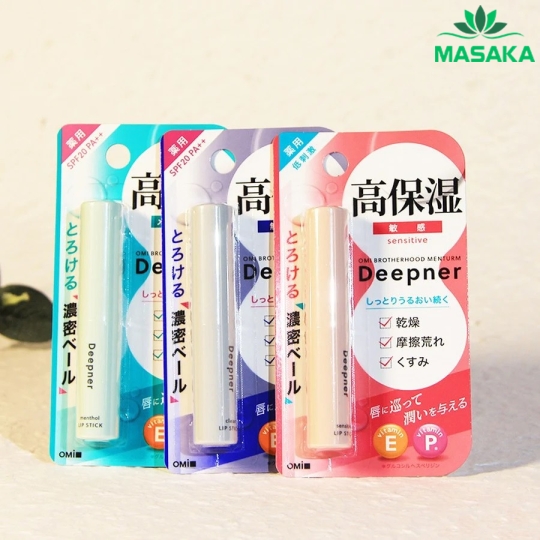 SON DƯỠNG MÔI CHỐNG NẮNG OMI MENTURM DEEPENER (KHÔNG MÙI)