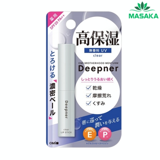 SON DƯỠNG MÔI CHỐNG NẮNG OMI MENTURM DEEPENER (KHÔNG MÙI)