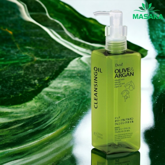 DẦU TẨY TRANG CHIẾT XUẤT DẦU OLIVE & ARGAN DEVE 200 ML