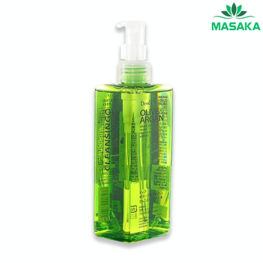 DẦU TẨY TRANG CHIẾT XUẤT DẦU OLIVE & ARGAN DEVE 200 ML