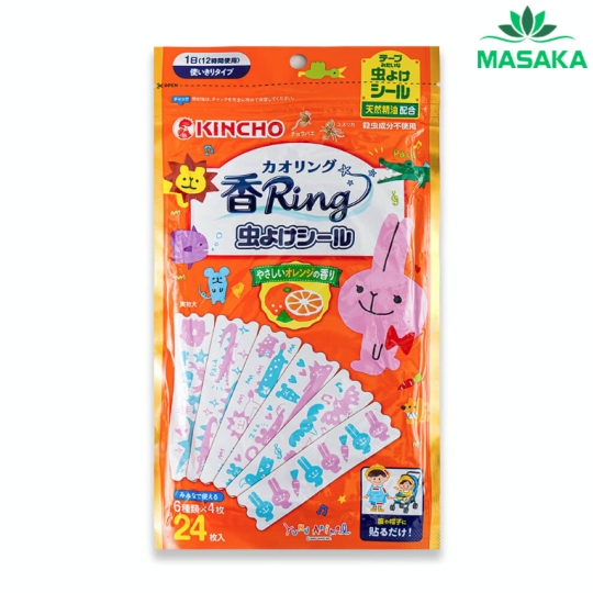 MIẾNG DÁN TRÁNH MUỖI HƯƠNG CAM NGỌT KINCHO