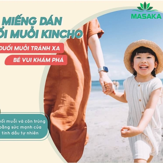 MIẾNG DÁN TRÁNH MUỖI HƯƠNG CAM NGỌT KINCHO