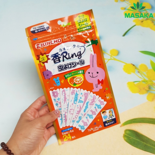 MIẾNG DÁN TRÁNH MUỖI HƯƠNG CAM NGỌT KINCHO