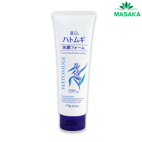 SỮA RỬA MẶT HATOMUGI DƯỠNG ẨM VÀ LÀM SÁNG DA (TUÝP 170G)