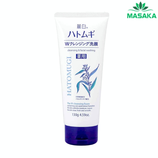 SỮA RỬA MẶT, TẨY TRANG HATOMUGI NHẬT BẢN (TUÝP 130G)