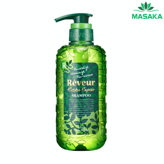RÊVEUR - DẦU GỘI ORGANIC TẠO ĐỘ PHỒNG VÀ PHỤC HỒI TÓC HƯ TỔN 500ML