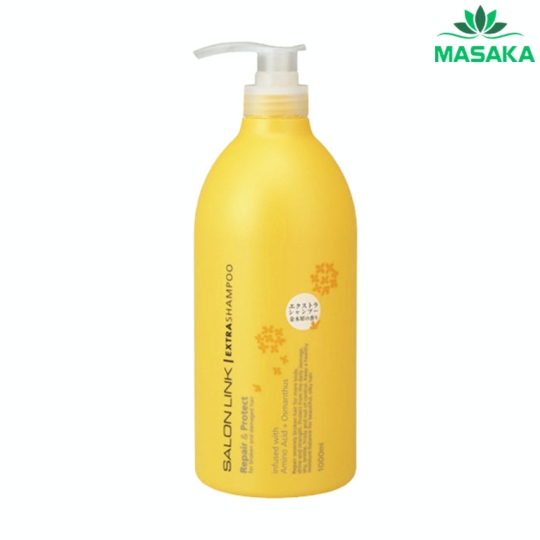 DẦU GỘI SIÊU DƯỠNG PHỤC HỒI TÓC HƯ TỔN CHỨA CHIẾT XUẤT HOA MỘC VÀNG SALON LINK
