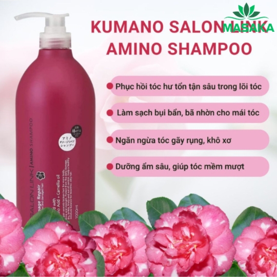 DẦU GỘI HOA TRÀ PHỤC HỒI TÓC HƯ TỔN SALON LINK (1000ML)