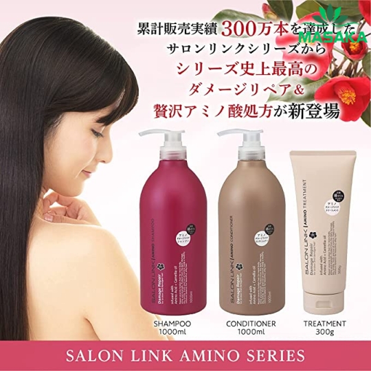 DẦU GỘI HOA TRÀ PHỤC HỒI TÓC HƯ TỔN SALON LINK (1000ML)