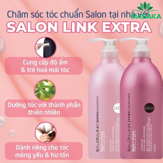 DẦU XẢ SIÊU DƯỠNG, PHỤC HỒI SALON LINK (CHAI 1000ML)