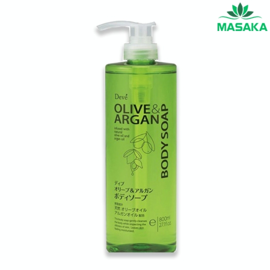 SỮA TẮM CHIẾT XUẤT DẦU OLIVE & ARGAN DEVE