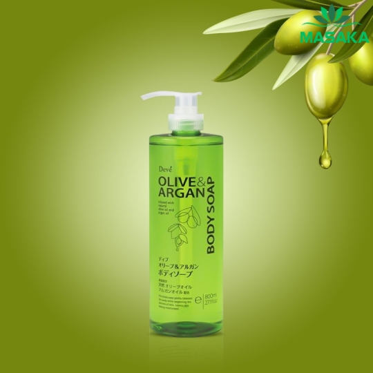 SỮA TẮM CHIẾT XUẤT DẦU OLIVE & ARGAN DEVE