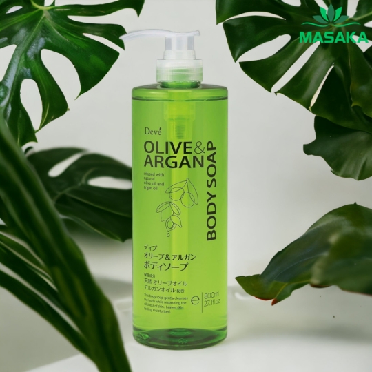 SỮA TẮM CHIẾT XUẤT DẦU OLIVE & ARGAN DEVE