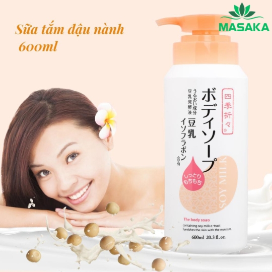 SỮA TẮM TINH CHẤT SỮA ĐẬU NÀNH SHIKIORIORI