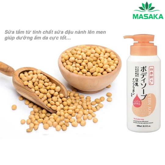 SỮA TẮM TINH CHẤT SỮA ĐẬU NÀNH SHIKIORIORI