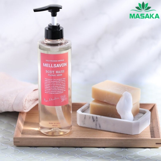 SỮA TẮM NƯỚC HOA DƯỠNG MỀM MỊN DA MELLSAVON (HƯƠNG THẢO MỘC TAO NHÃ)