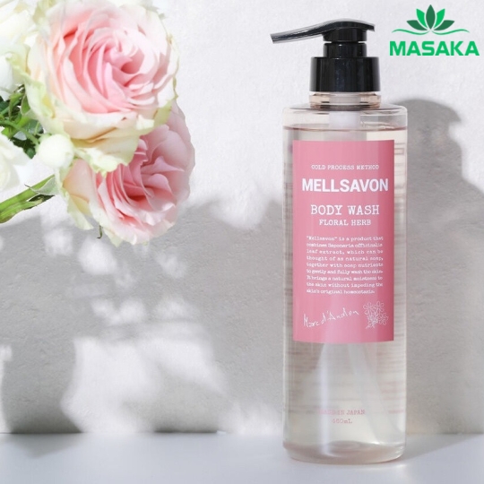 SỮA TẮM NƯỚC HOA DƯỠNG MỀM MỊN DA MELLSAVON (HƯƠNG THẢO MỘC TAO NHÃ)