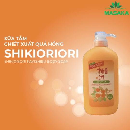 SỮA TẮM CHIẾT XUẤT QUẢ HỒNG SHIKIORIORI
