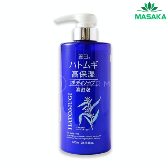 SỮA TẮM DƯỠNG ẨM SÂU VÀ LÀM SÁNG DA HATOMUGI (CHAI 600ML)