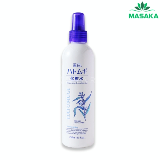 XỊT PHUN SƯƠNG DƯỠNG ẨM VÀ LÀM SÁNG DA HATOMUGI (CHAI 250ML)