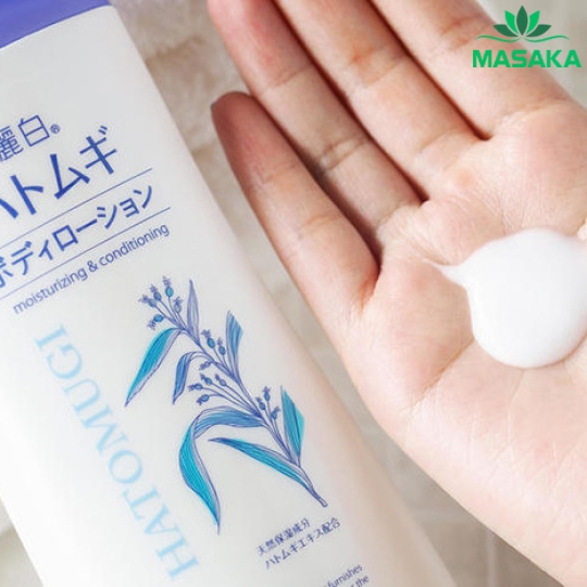 SỮA DƯỠNG THỂ LÀM SÁNG DA HATOMUGI (250G)