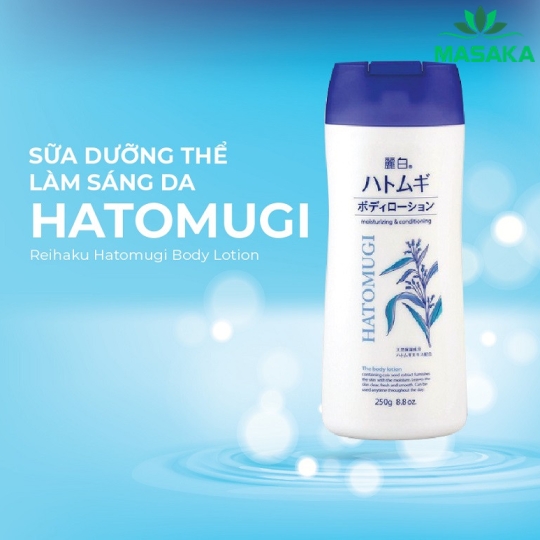 SỮA DƯỠNG THỂ LÀM SÁNG DA HATOMUGI (250G)