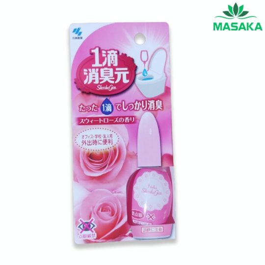 DUNG DỊCH NHỎ GIỌT KHỬ MÙI TOILET HƯƠNG HOA HỒNG NGỌT NGÀO KOBAYASHI