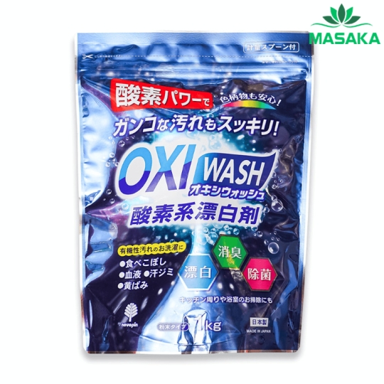 BỘT GIẶT TẨY ĐA NĂNG OXI WASH NOVOPIN (GÓI 1 KG)