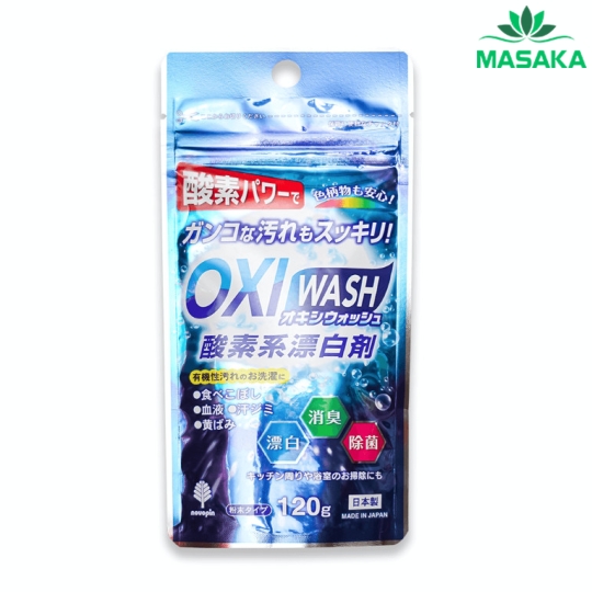 BỘT GIẶT TẨY ĐA NĂNG OXI WASH NOVOPIN (GÓI 120G)